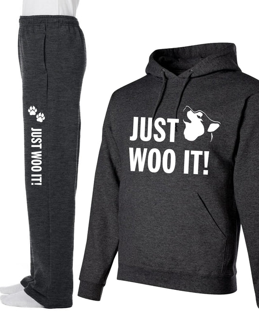 JUST WOO IT - Malamute - Husky - Unisex Hoodie & Jogger Combo