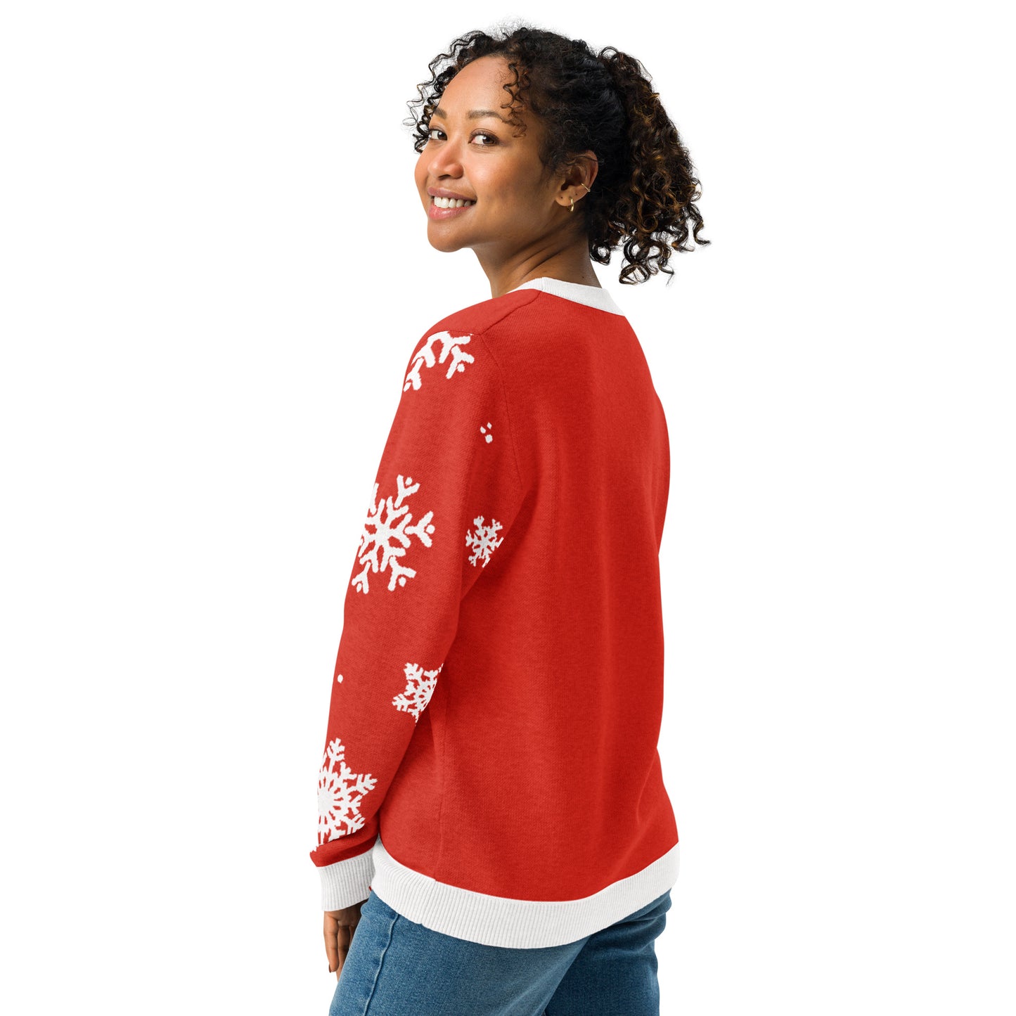 Sled Dog Knitted Crew Neck Sweater