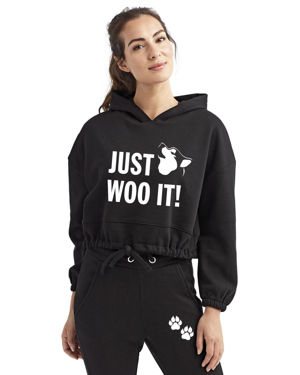 JUST WOO IT! - Malamute - Husky - Ladies Hoodie & Jogger Combo
