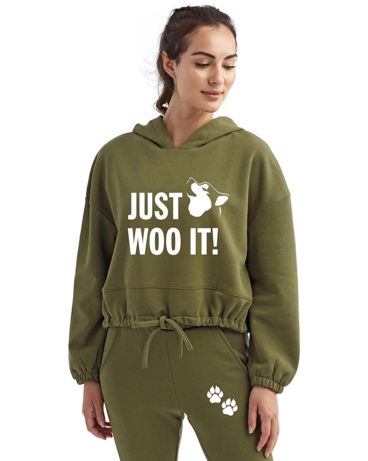 JUST WOO IT! - Malamute - Husky - Ladies Hoodie & Jogger Combo