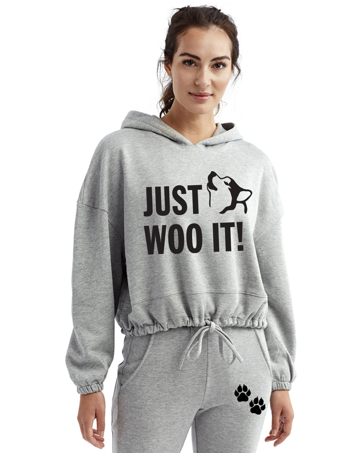 JUST WOO IT! - Malamute - Husky - Ladies Hoodie & Jogger Combo