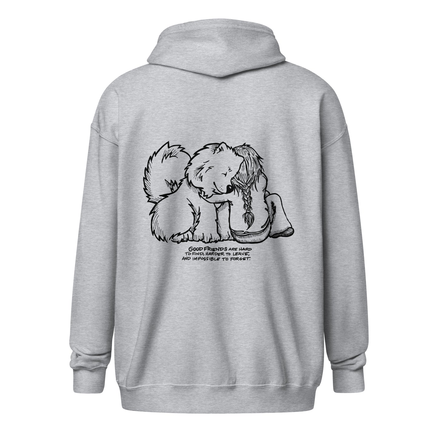 SPECIAL PRE-SALE! Good Friends - Samoyed Zip Hoodie