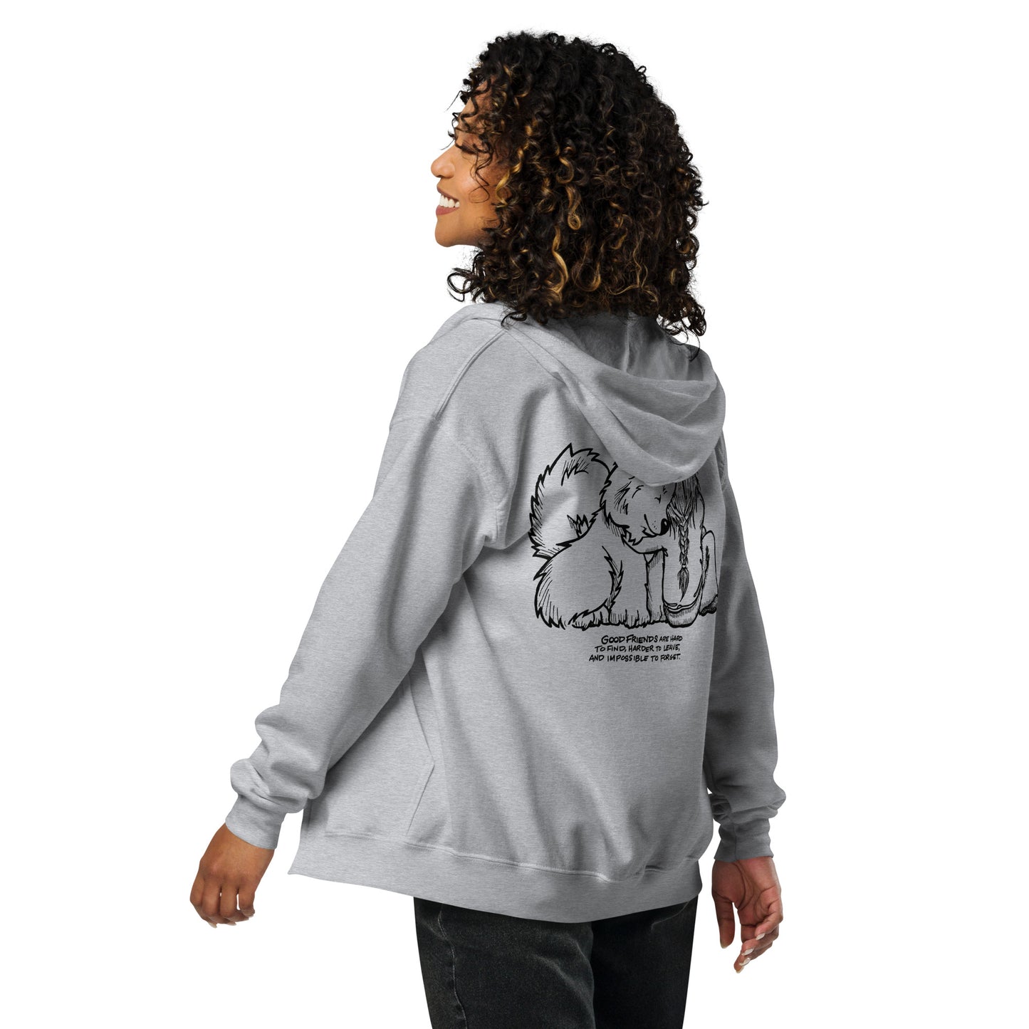 SPECIAL PRE-SALE! Good Friends - Samoyed Zip Hoodie
