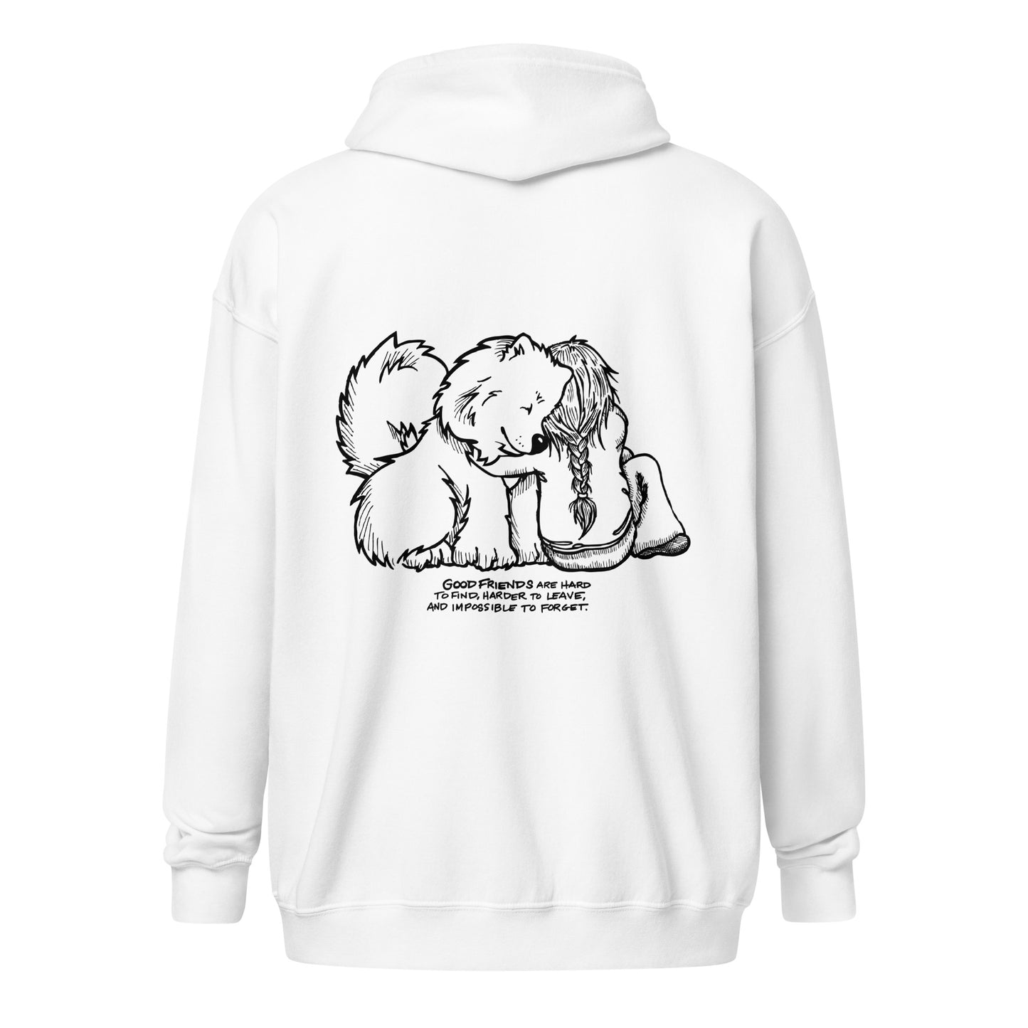SPECIAL PRE-SALE! Good Friends - Samoyed Zip Hoodie