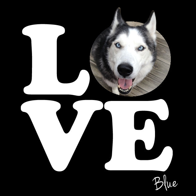 CUSTOM LOVE T-SHIRTS - Add a photo of your dog to your shirt!