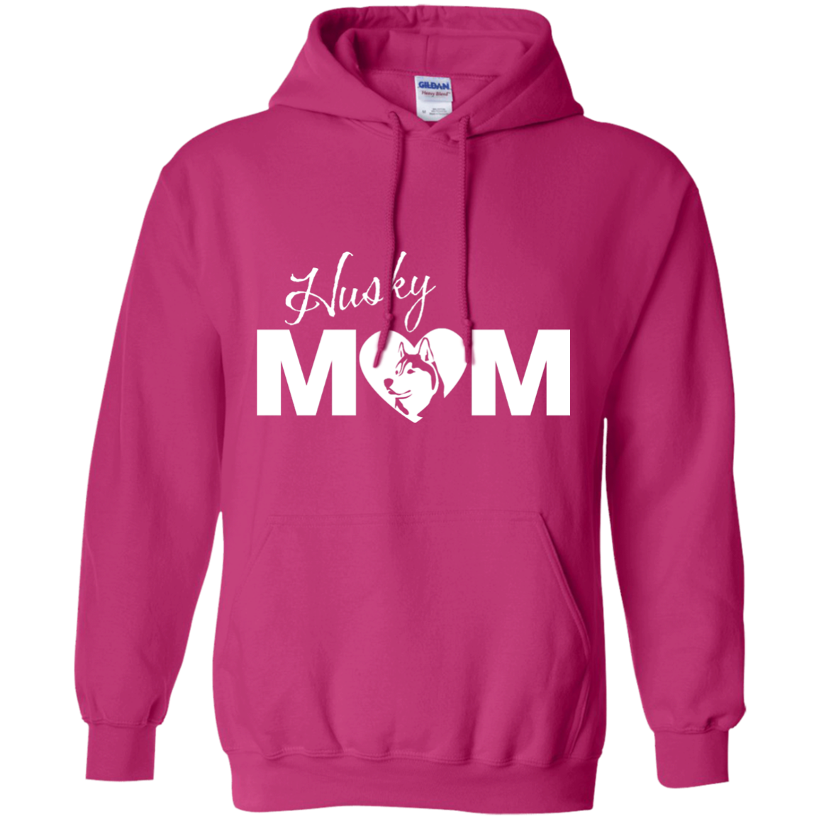 Husky Mom- Siberian Huskies - Pullover Hoodie