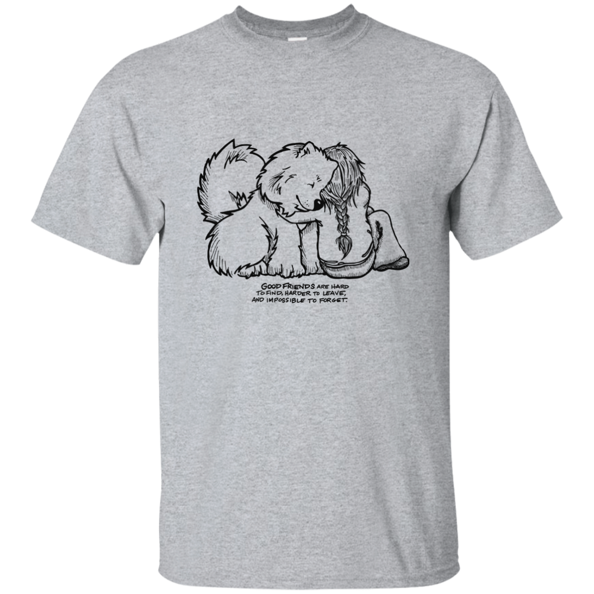 Good Friends Samoyed T-Shirt