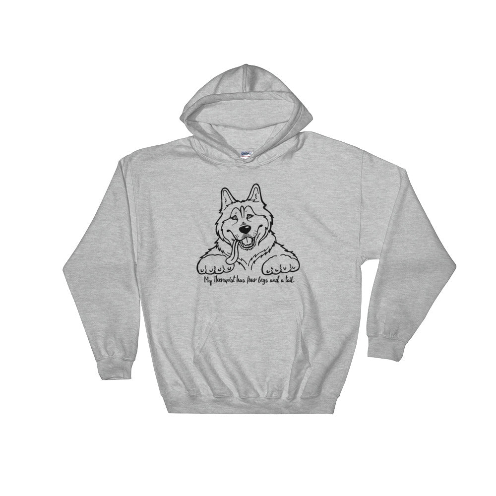 My Therapist Has Four Legs and a Tail - Siberian Husky, Huskies Art, Shirts, Pillows or Mugs