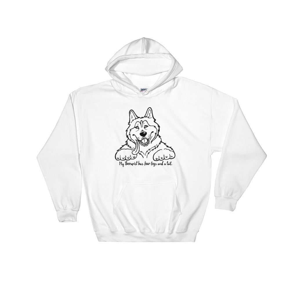 My Therapist Has Four Legs and a Tail - Siberian Husky, Huskies Art, Shirts, Pillows or Mugs