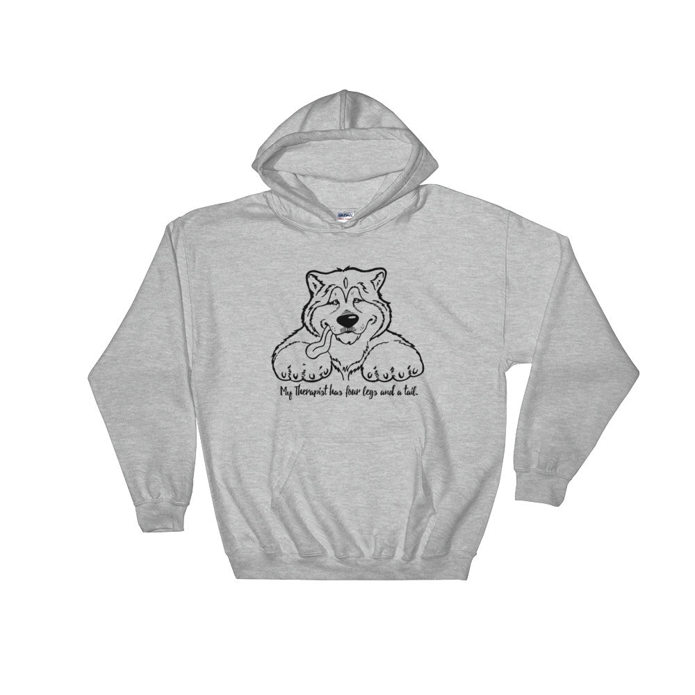 My Therapist Has Four Legs and a Tail - Alaskan Malamute Art, Shirts, Pillows or Mugs