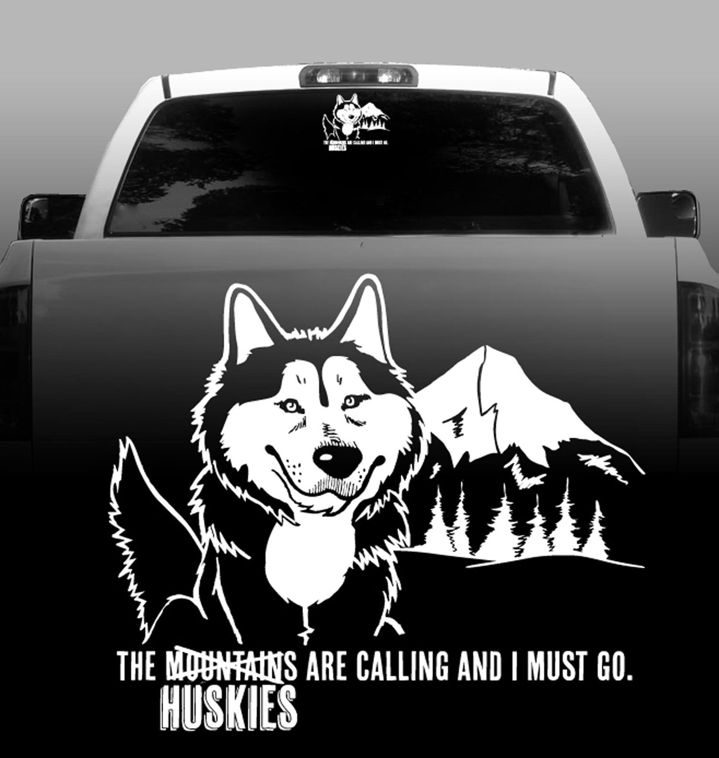 The Huskies Are Calling and I Must Go - Siberian Husky Art, Shirts or Mugs