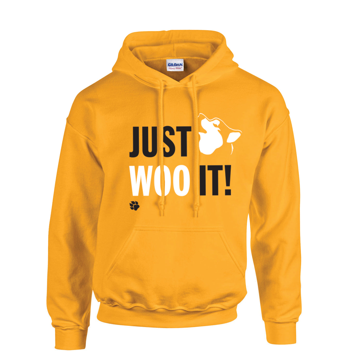 JUST WOO IT! - Siberian Husky - Alaskan Malamute - Sled Dog Pull Over Hoodie - Men, Ladies, Unisex