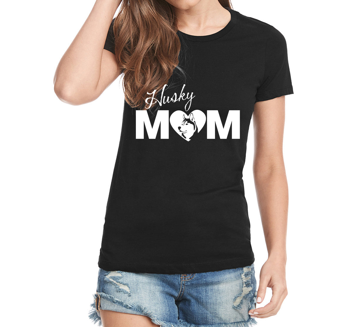 Husky Mom - Siberian Husky Ladies' T-Shirt
