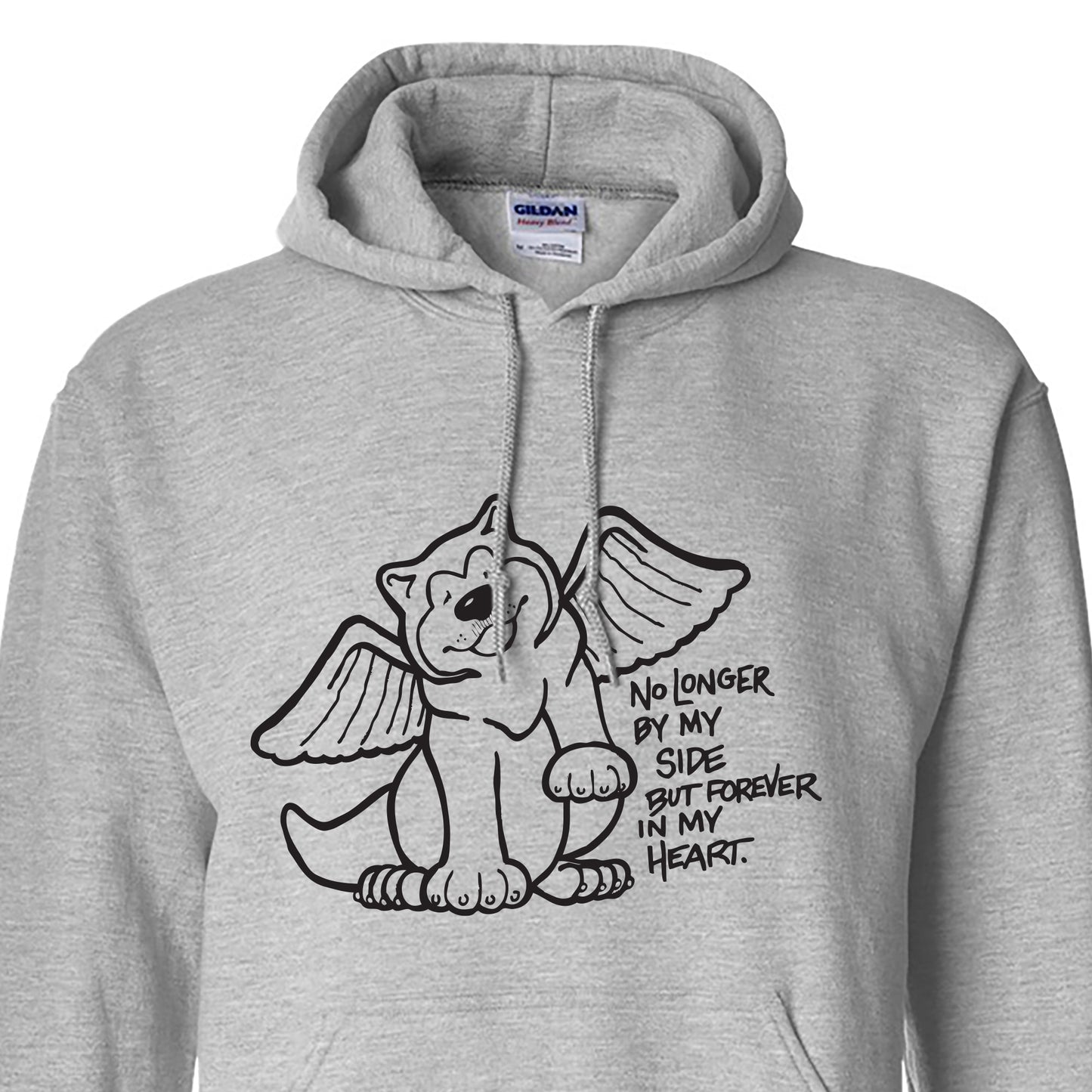 Forever in My Heart - Alaskan Malamute - Sled Dog Hoodie