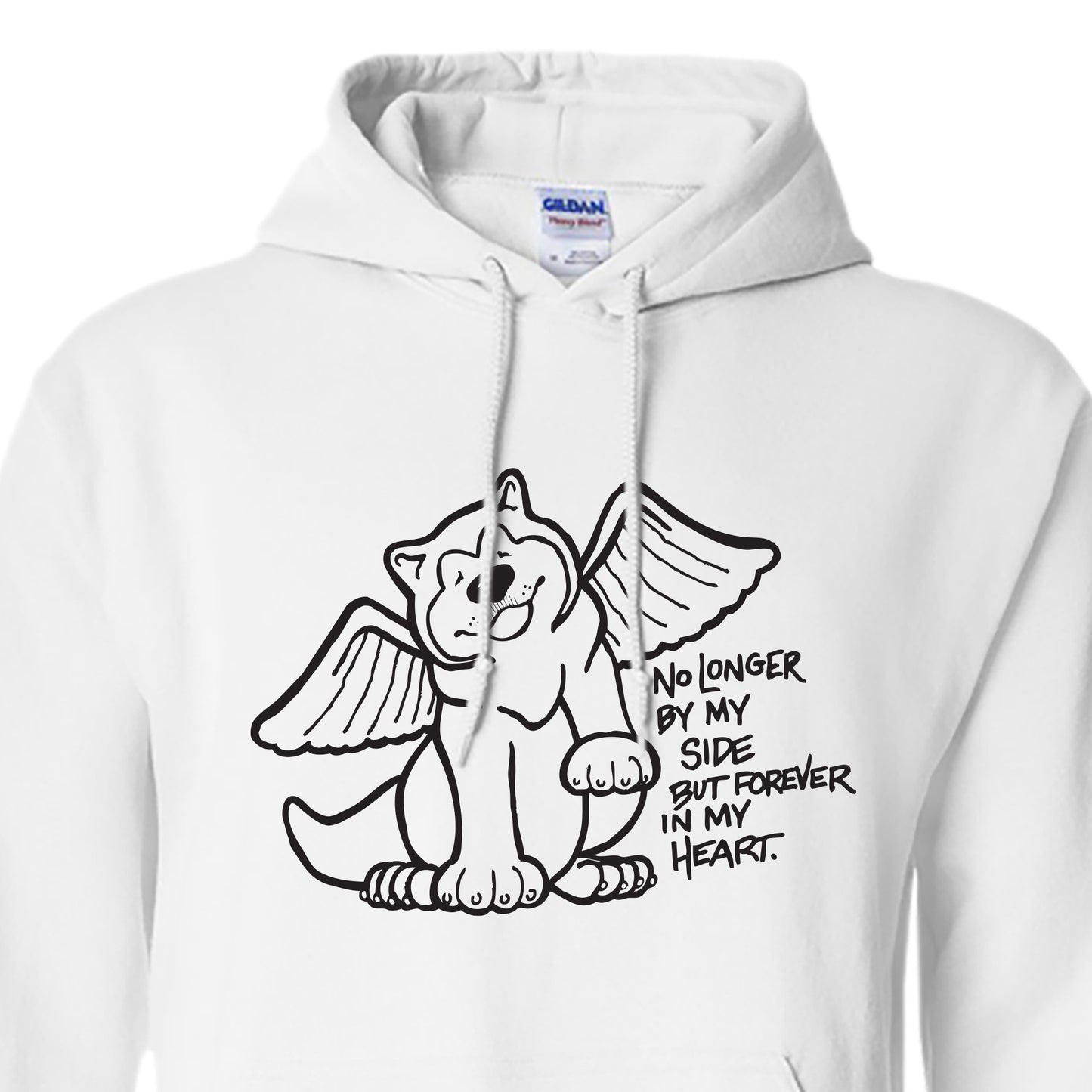 Forever in My Heart - Alaskan Malamute - Sled Dog Hoodie