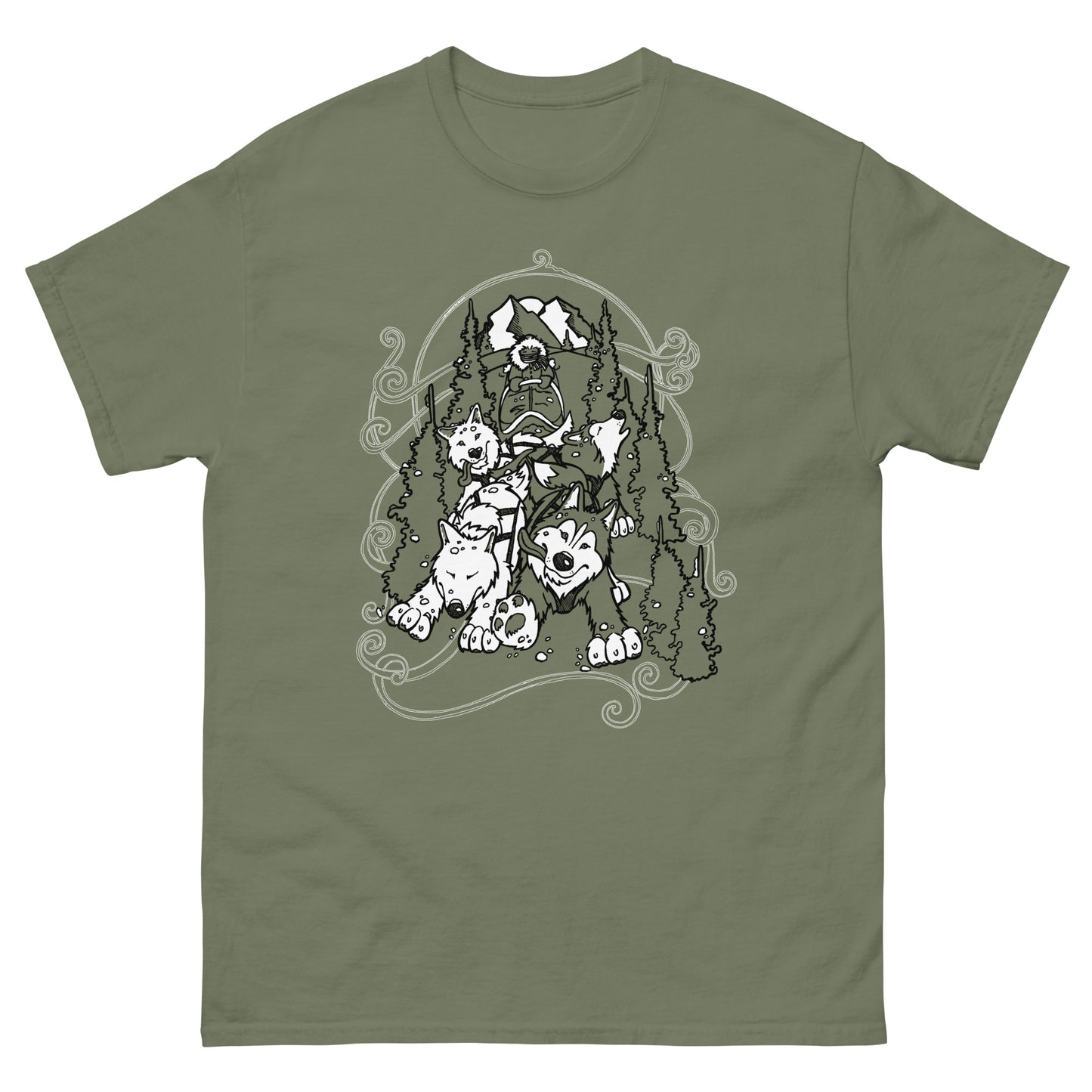 Sled Dogs Siberian Husky - T-Shirt