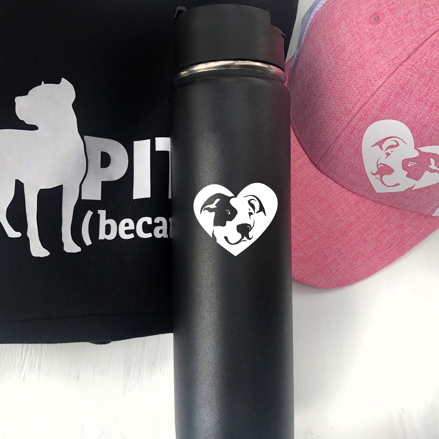 Pitbull Terrier Mini Decals - Vinyl Decal - Water Bottle, Laptop, Bike, Sled