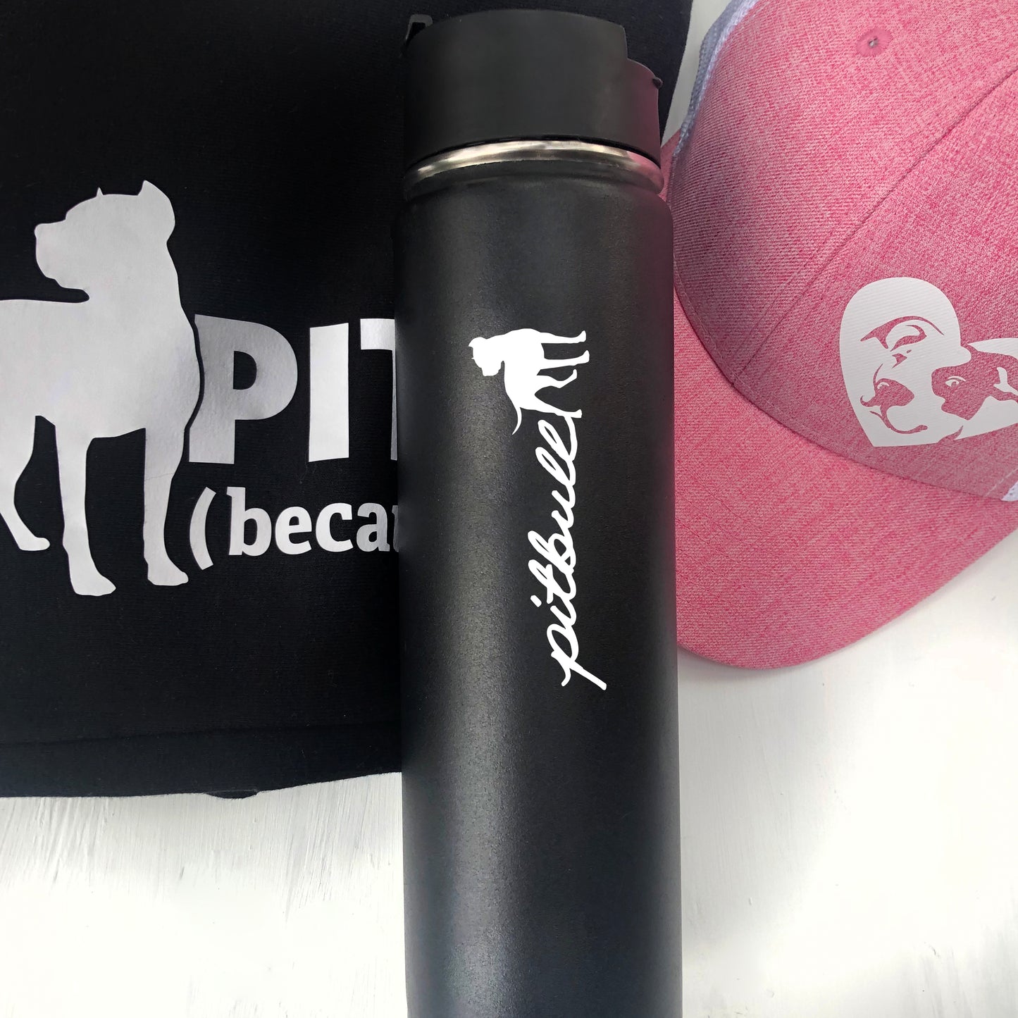Pitbull Terrier Mini Decals - Vinyl Decal - Water Bottle, Laptop, Bike, Sled