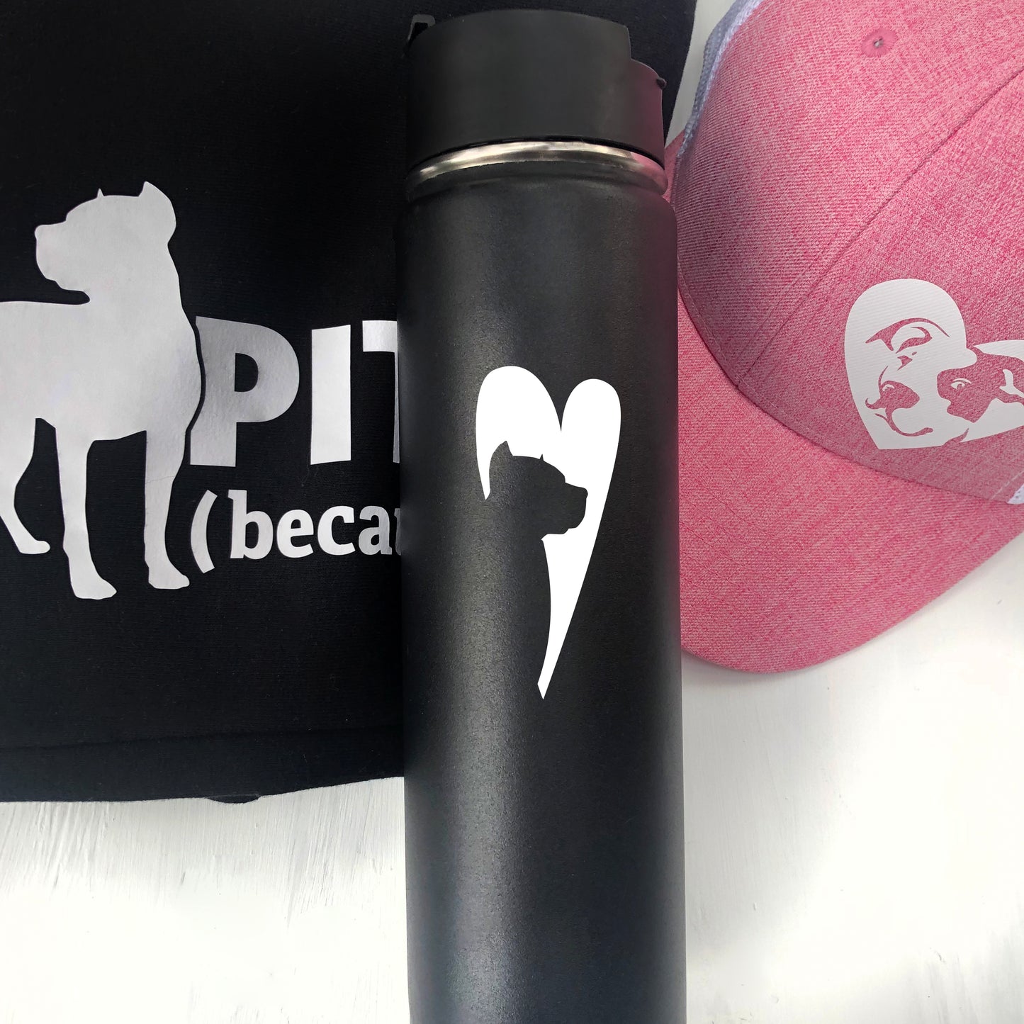 Pitbull Terrier Mini Decals - Vinyl Decal - Water Bottle, Laptop, Bike, Sled
