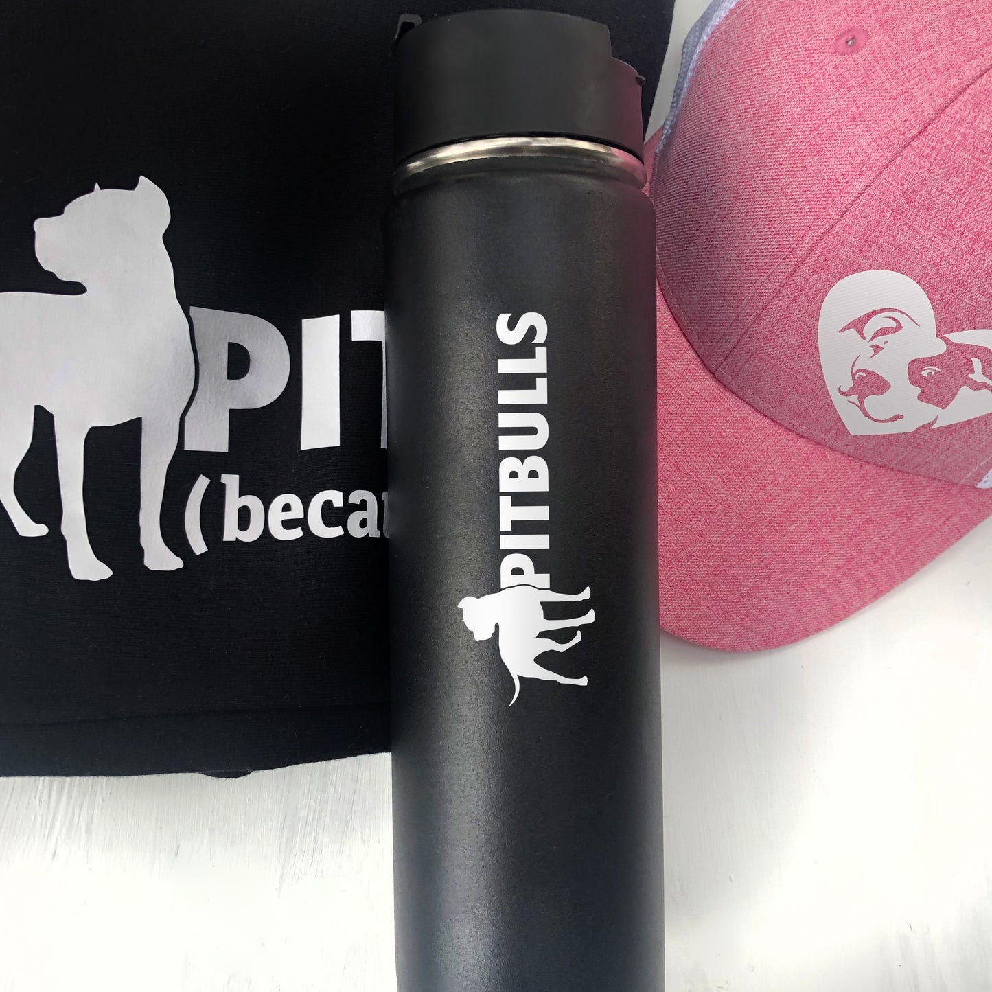 Pitbull Terrier Mini Decals - Vinyl Decal - Water Bottle, Laptop, Bike, Sled