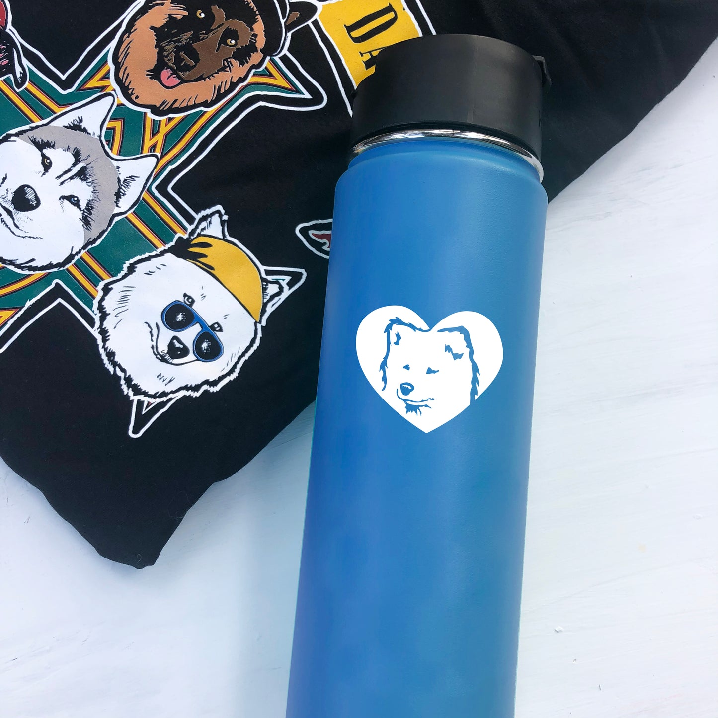 Samoyed Mini Decals - Vinyl Decal - Water Bottle, Laptop, Bike, Sled