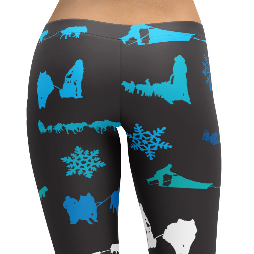 Sled Dog Musher Leggings - Siberian Husky & Alaskan Malamute – Made in America