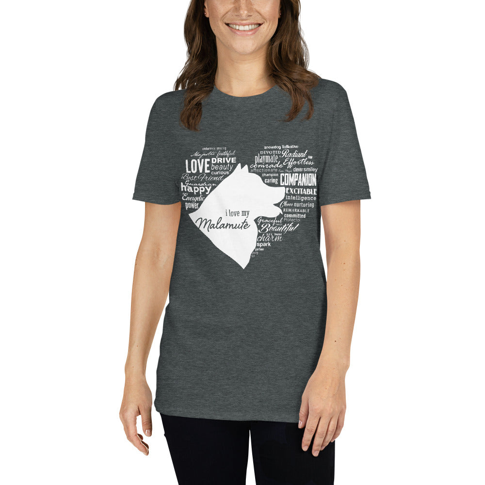 I Love My Malamute(s) - Alaskan Malamute - Softstyle Tee