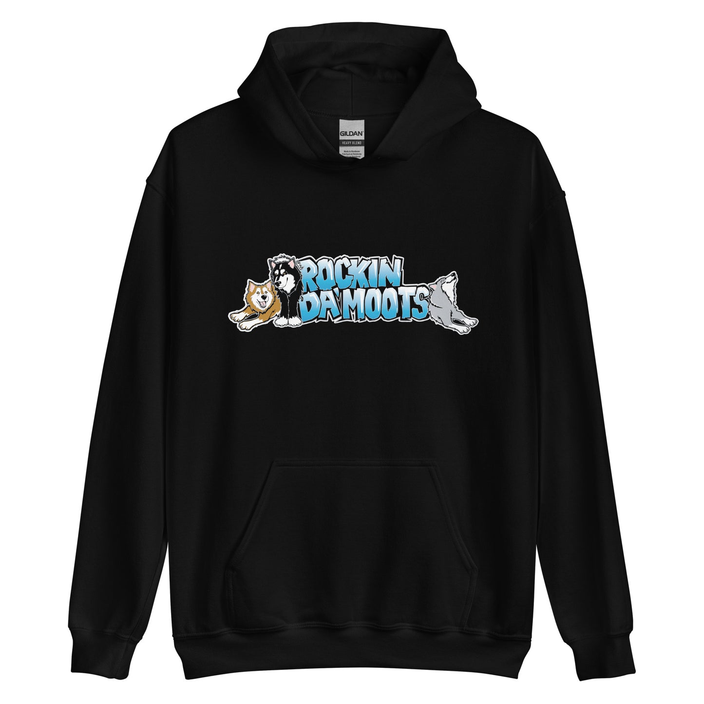 Rockin Da Moots - Alaskan Malamute Pullover Hoodie