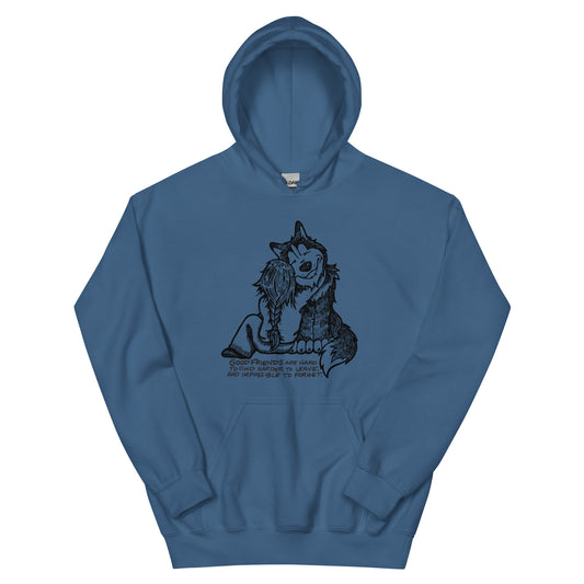 SPECIAL PRE-SALE! Good Friends - Siberian Husky Hoodie