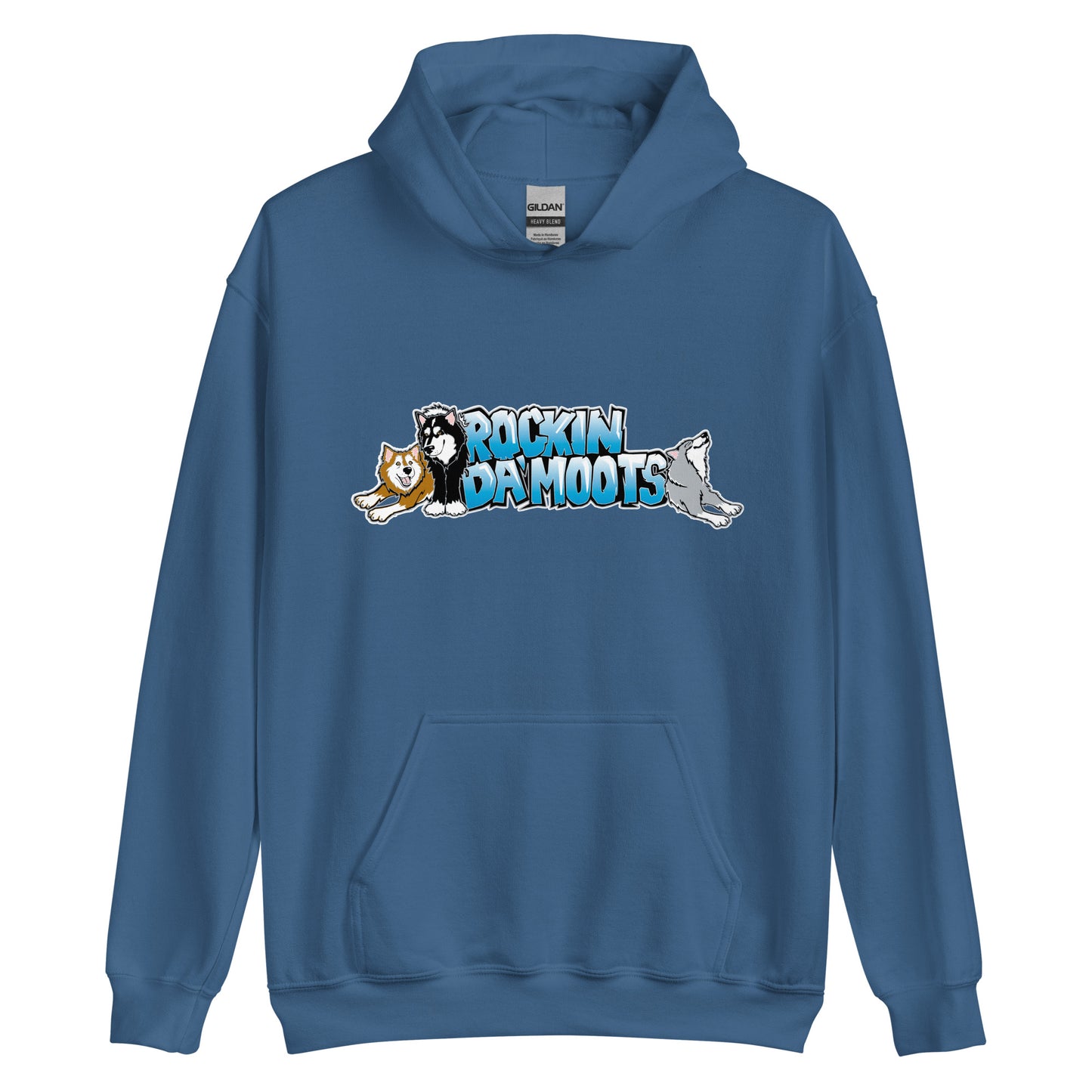 Rockin Da Moots - Alaskan Malamute Pullover Hoodie