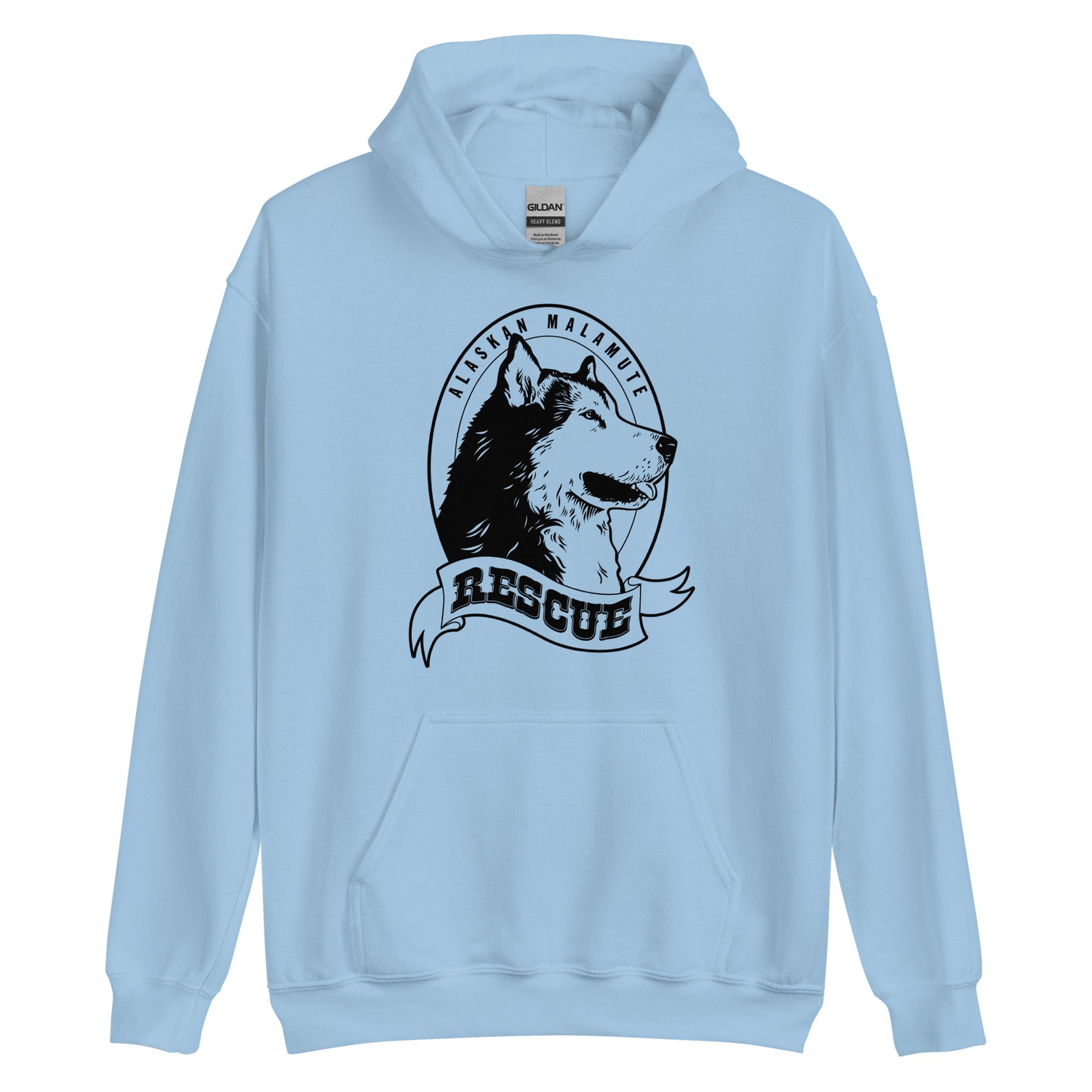 Alaskan Malamute Rescue - Pullover Hoodie