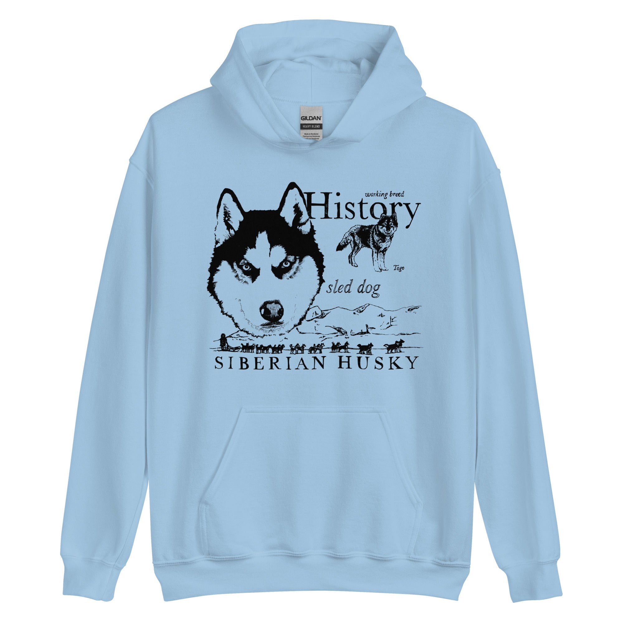 Siberian Husky History - Pullover Hoodie – Rockin Da Dogs