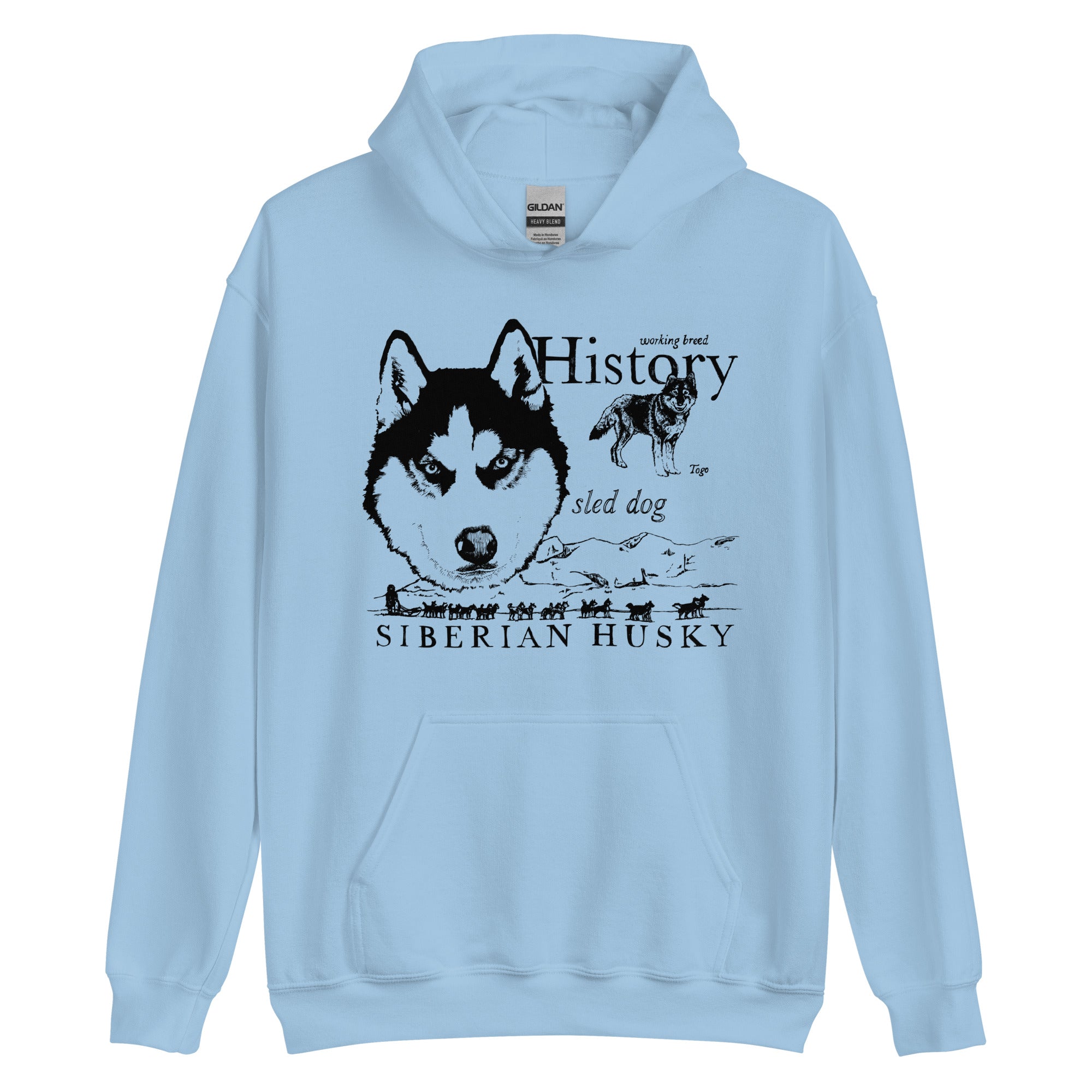 Siberian Husky History Pullover Hoodie – Rockin Da Dogs