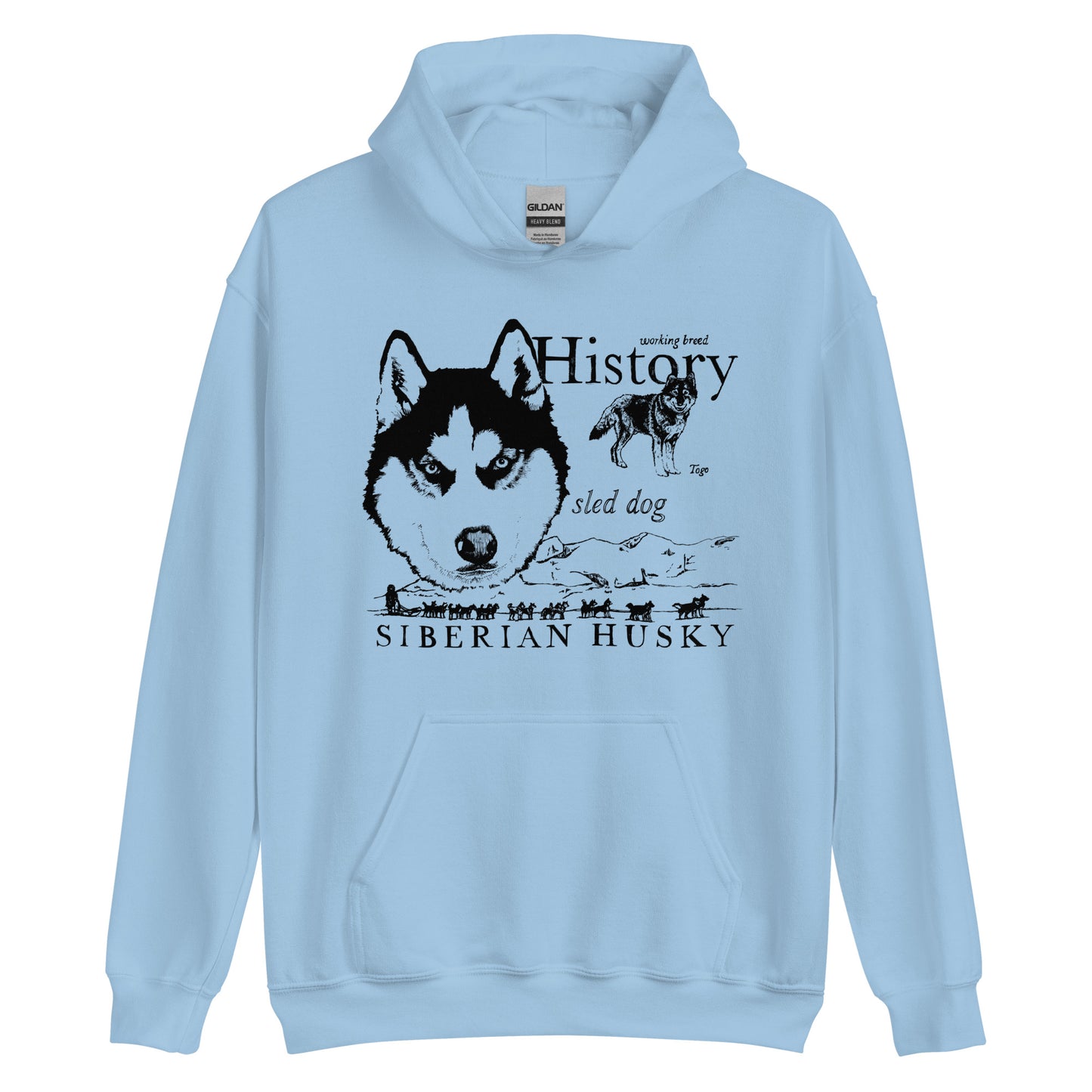 Siberian Husky History - Pullover Hoodie
