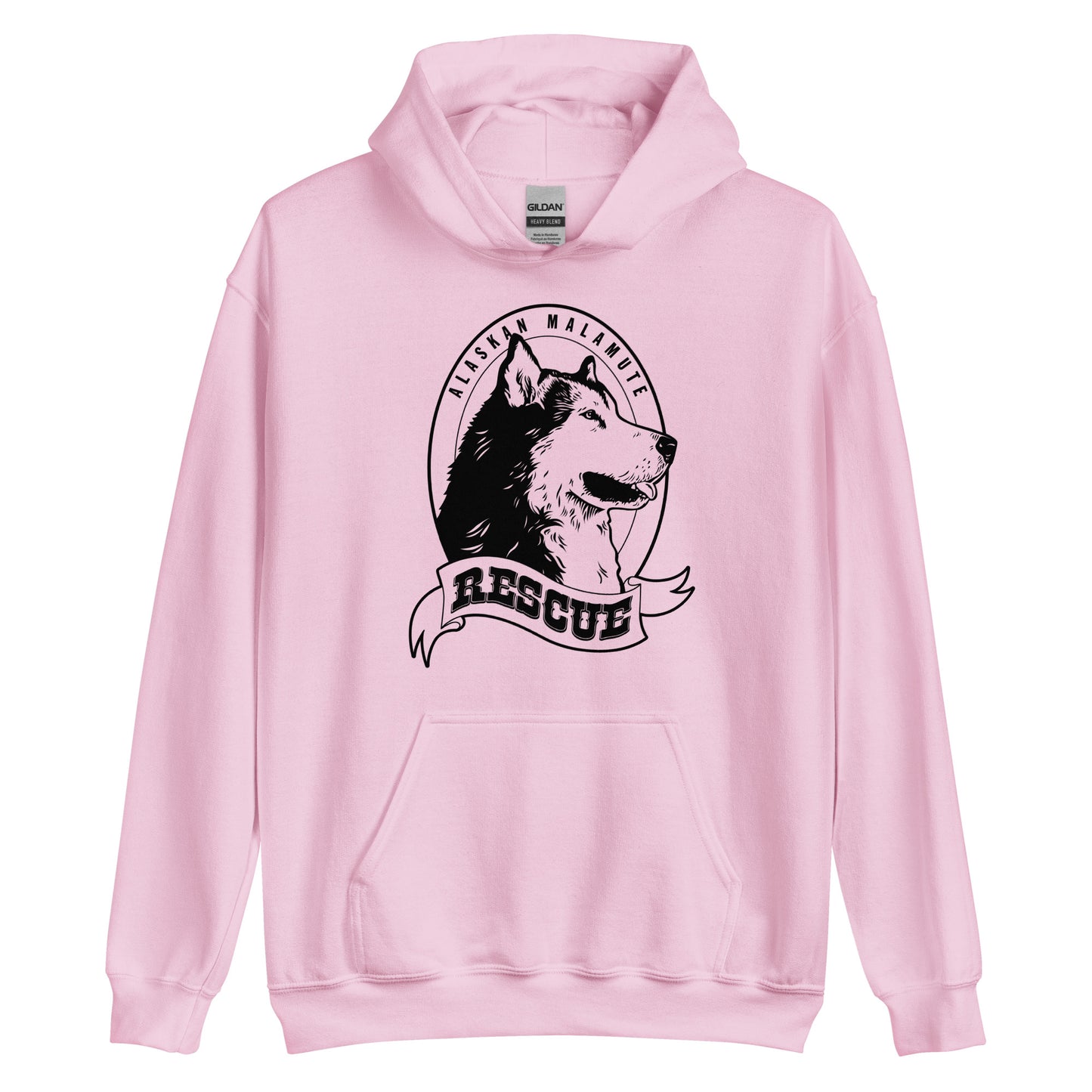Alaskan Malamute Rescue - Pullover Hoodie