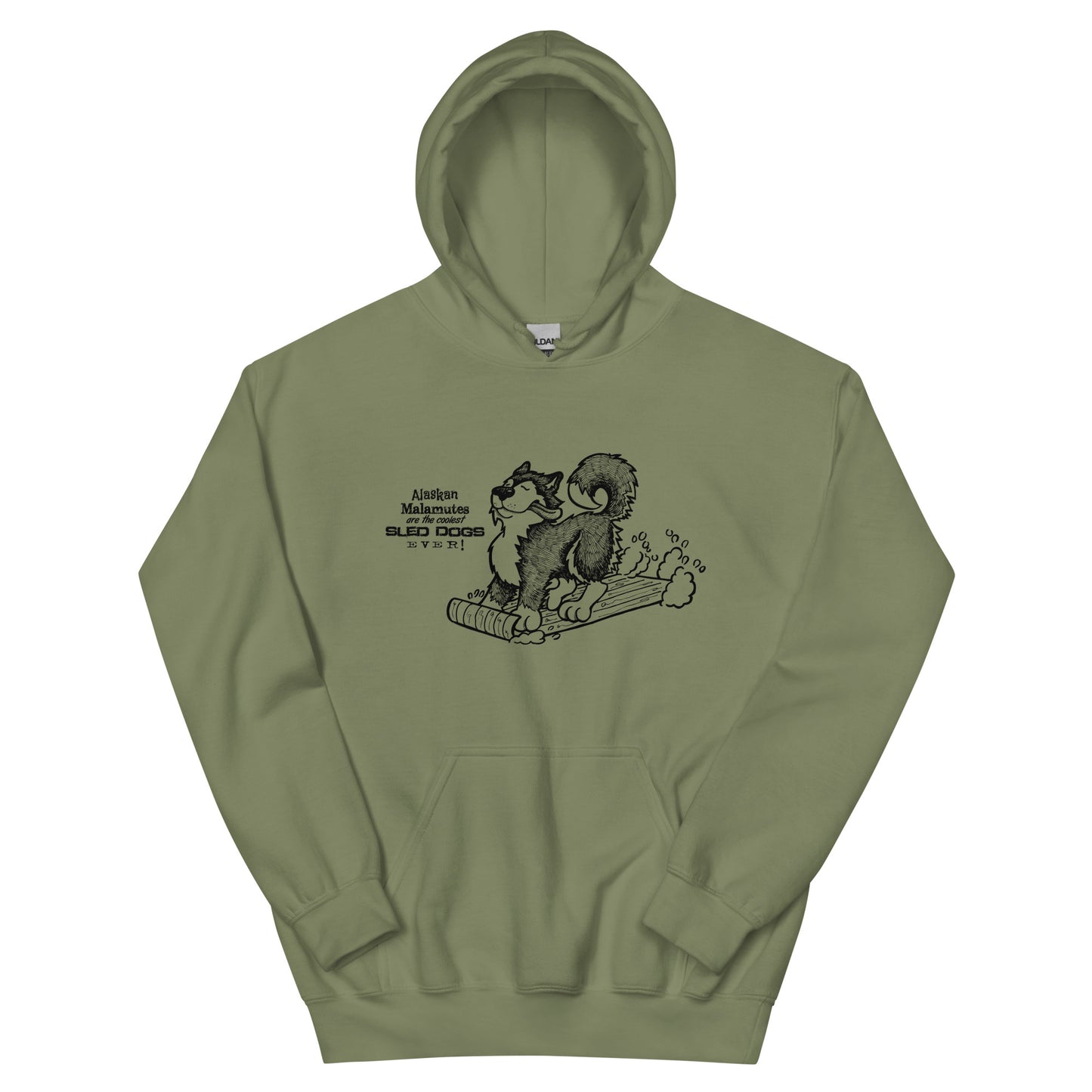 Alaskan Malamutes - Coolest Sled Dog Ever Hoodie