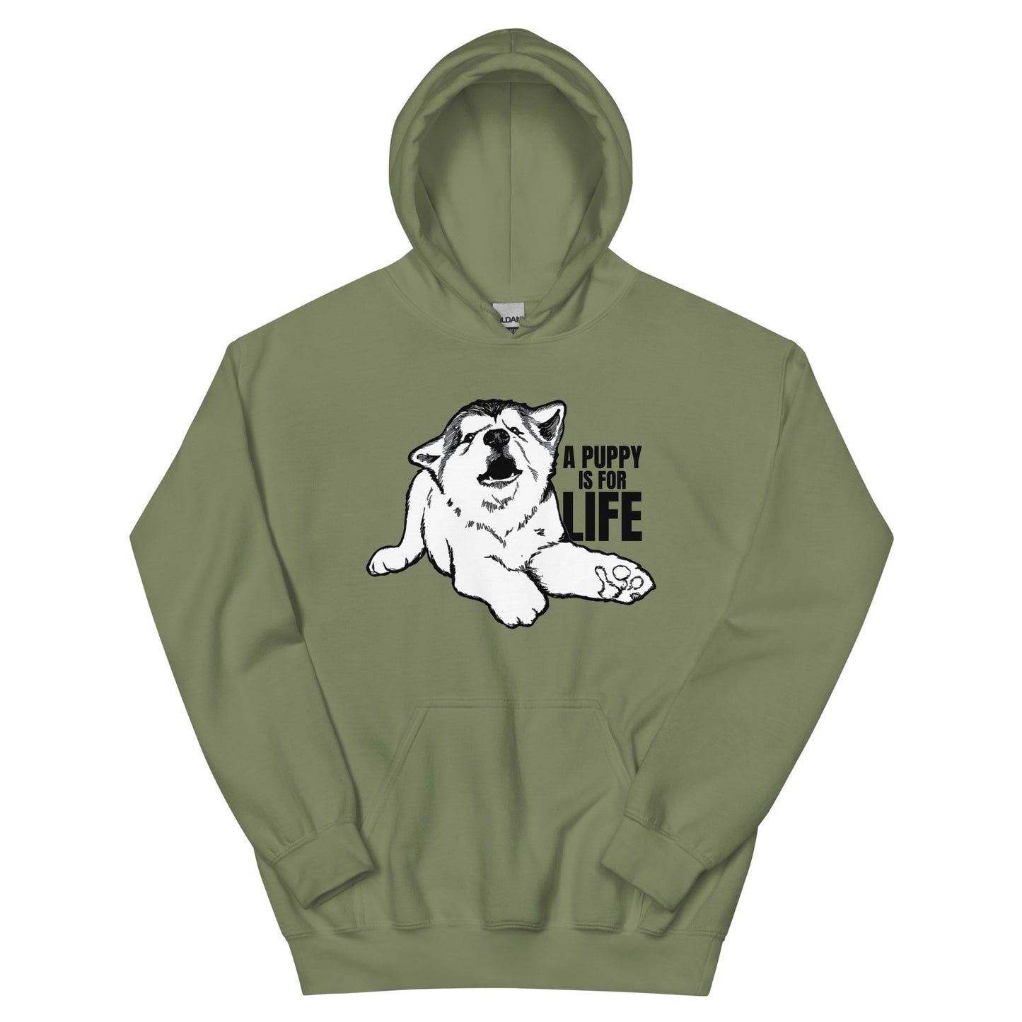 A Puppy Is For Life - Malamute - Pullover Hoodie