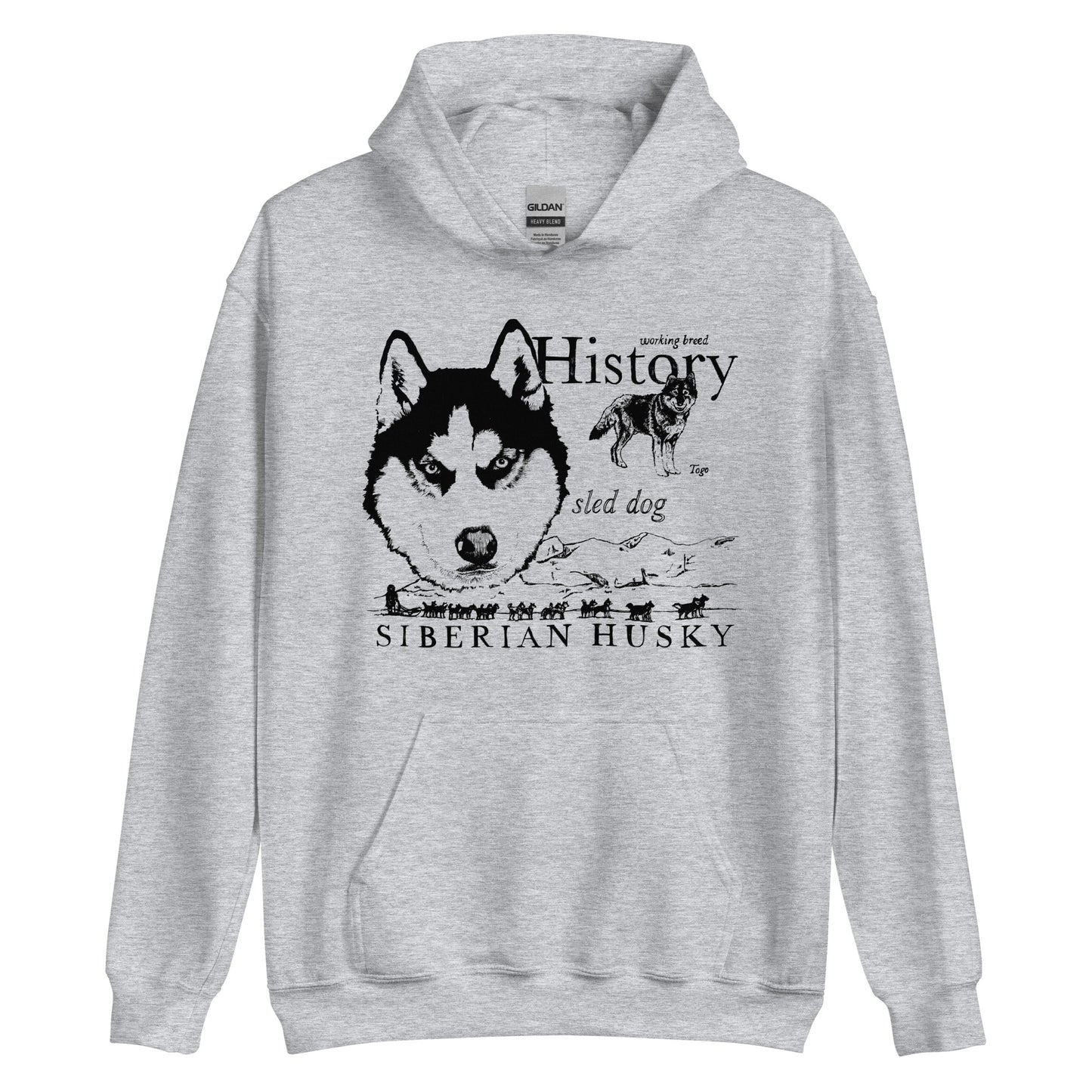 Siberian Husky History - Pullover Hoodie