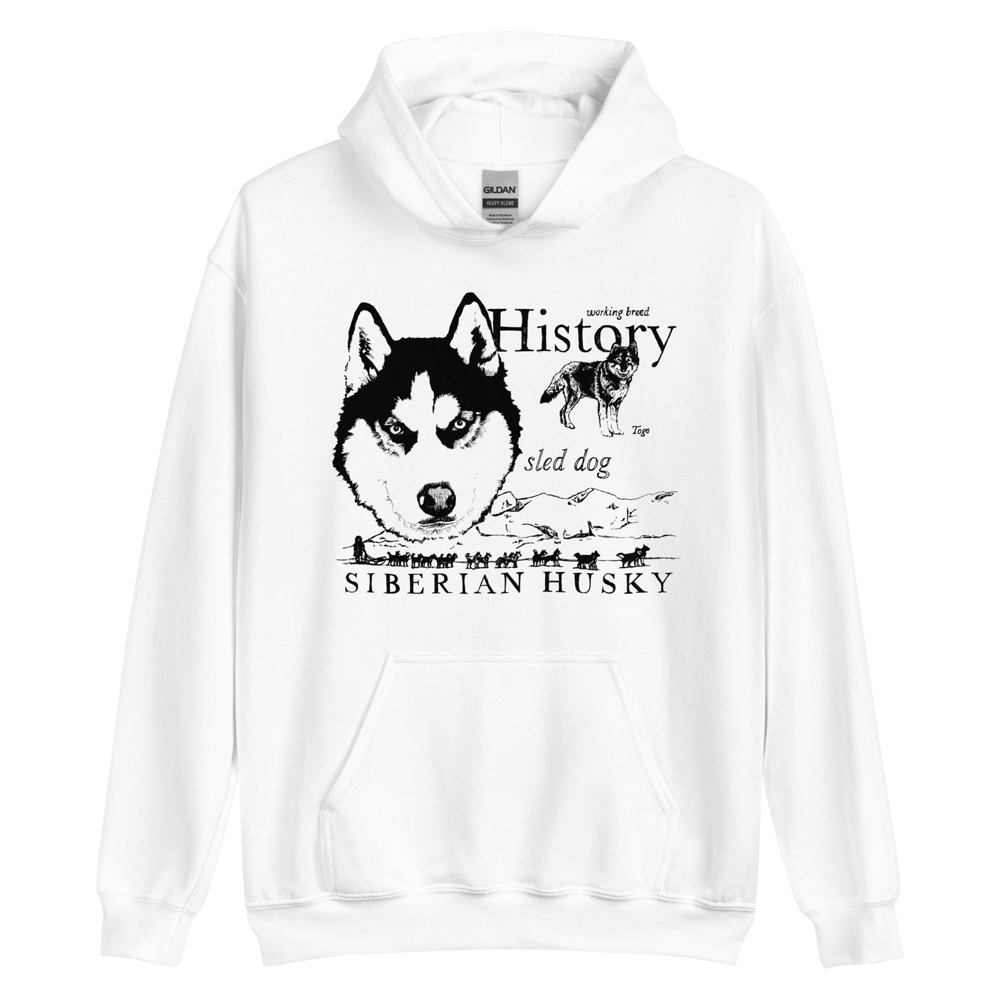 Siberian Husky History - Pullover Hoodie
