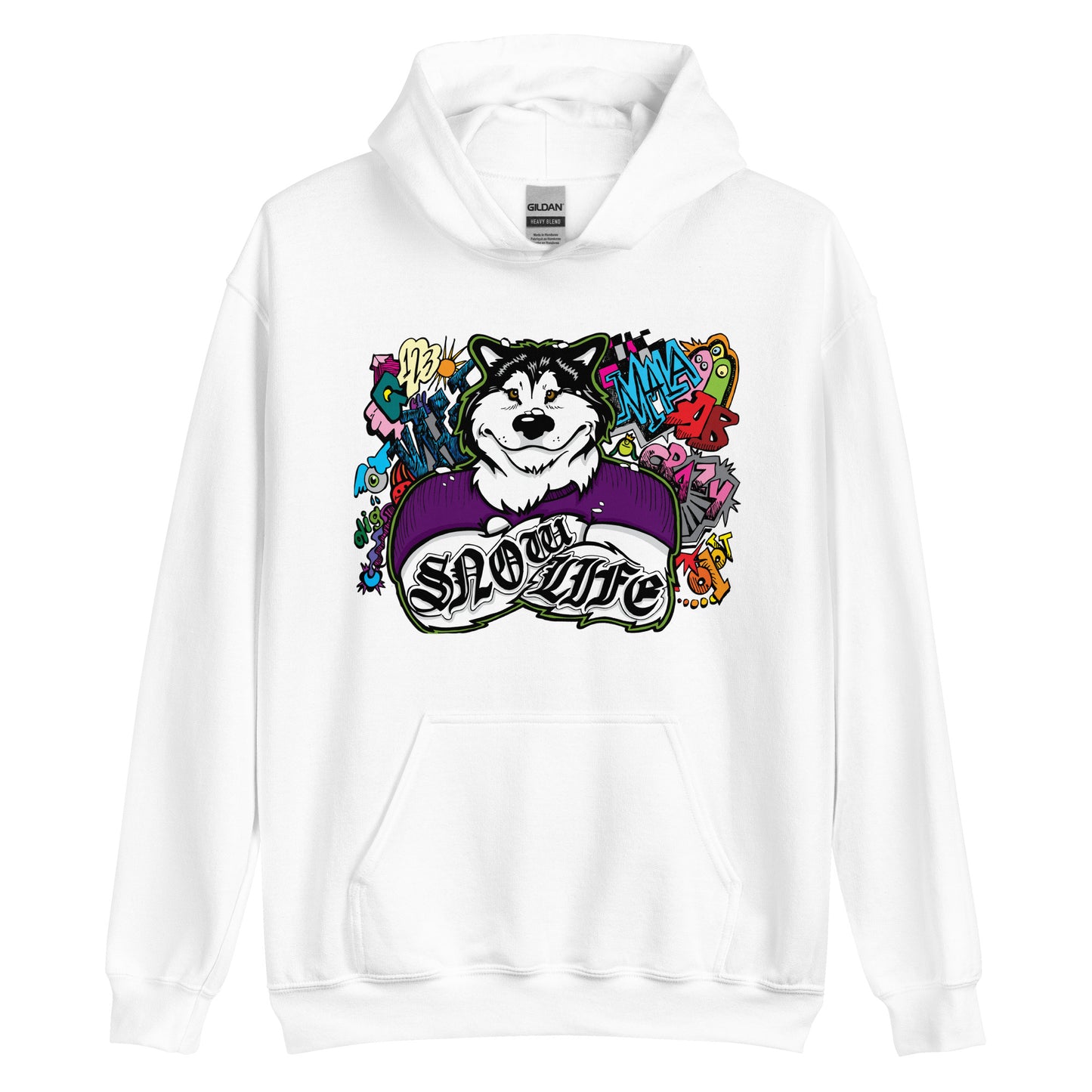 Snow Life Alaskan Malamute - Pullover Hoodie