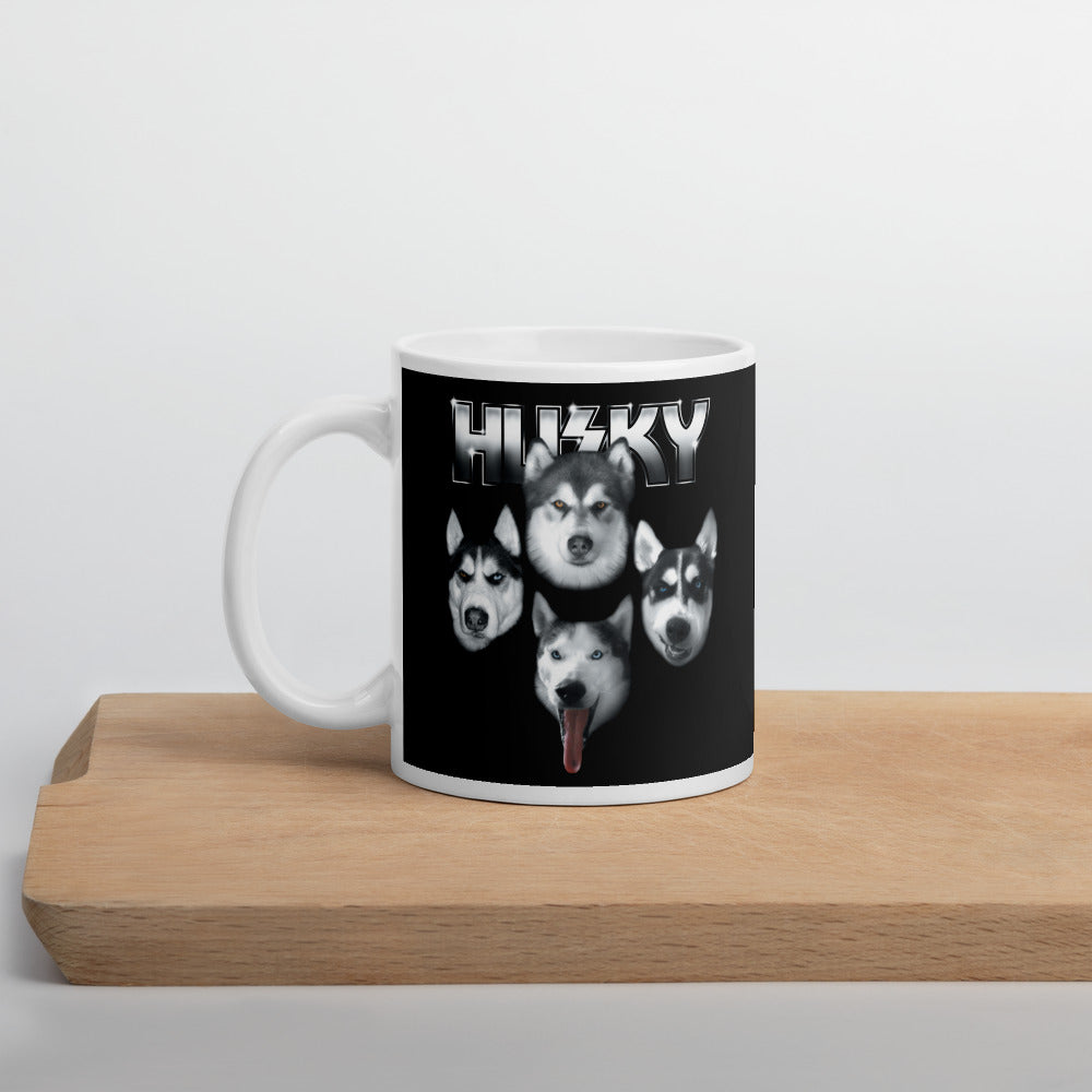 Huskies Rock KISS Inspired Siberian Husky Mug - Coffee Mug