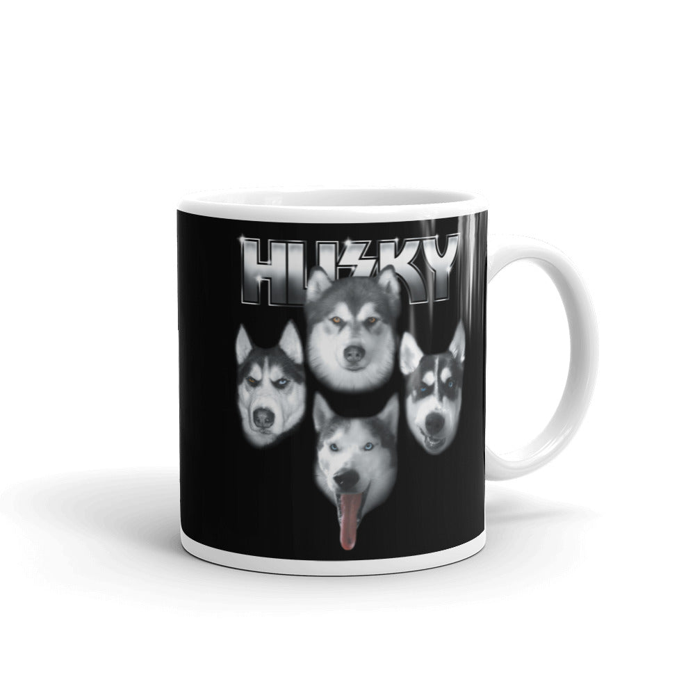Huskies Rock KISS Inspired Siberian Husky Mug - Coffee Mug