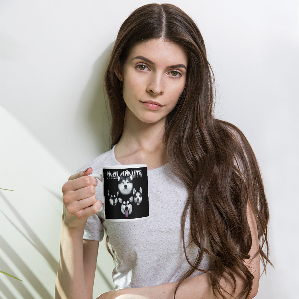 Malamutes Rock KISS Inspired Alaskan Malamute Mug - Coffee Mug