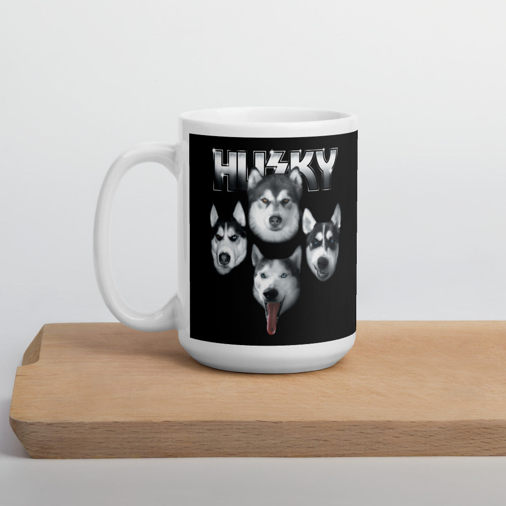 Huskies Rock KISS Inspired Siberian Husky Mug - Coffee Mug