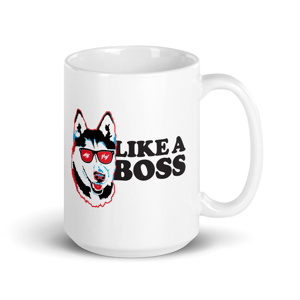 Like a Boss - Siberian Husky Mug - Coffee Mug