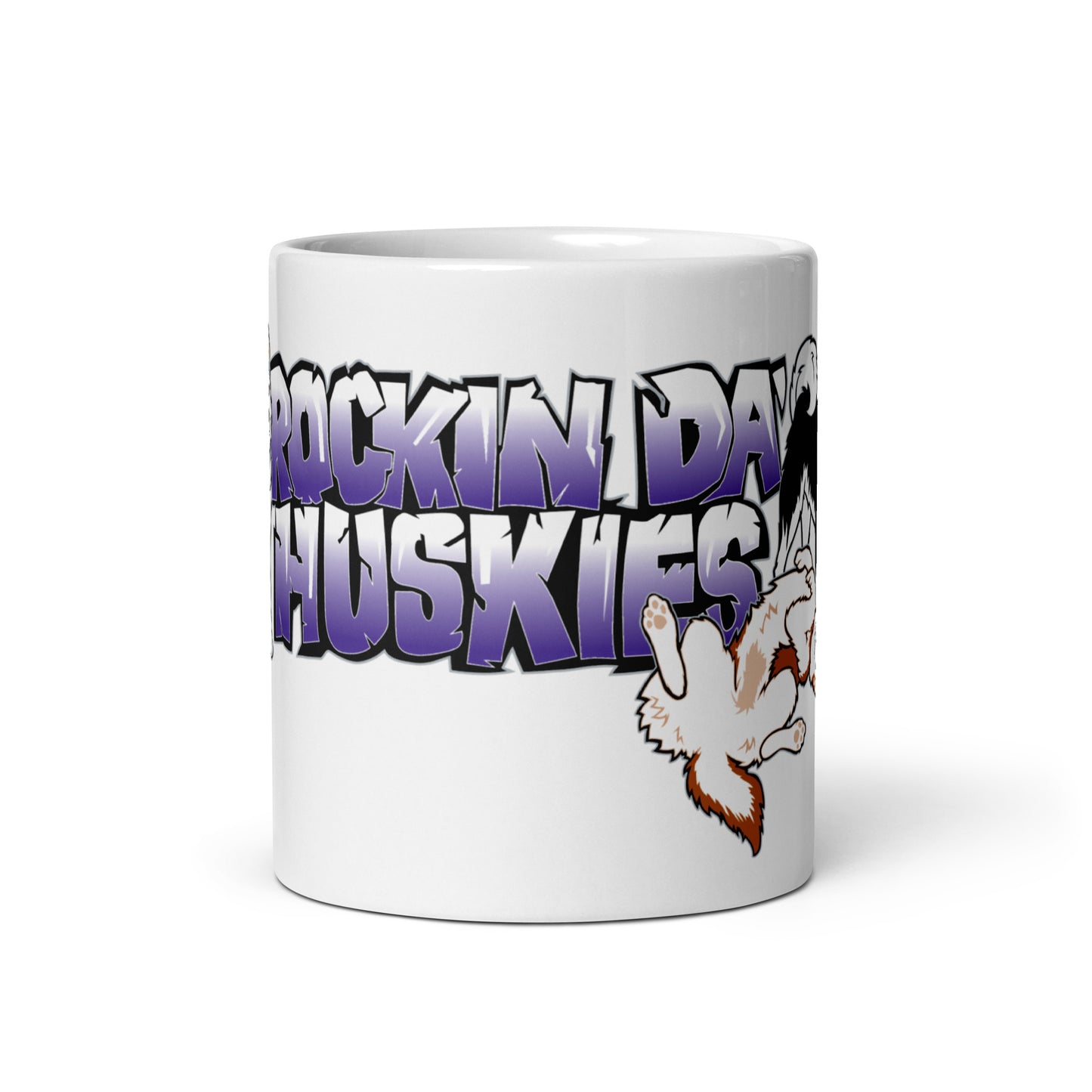 Rockin Da Huskies - Siberian Husky - Coffee Mug