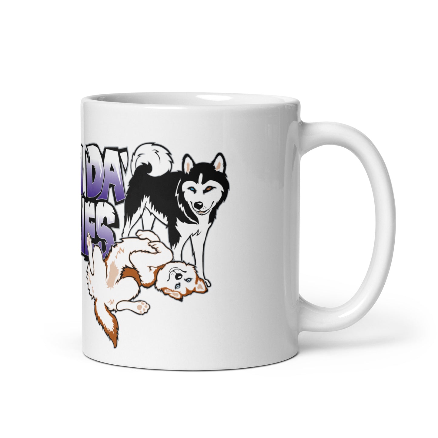 Rockin Da Huskies - Siberian Husky - Coffee Mug