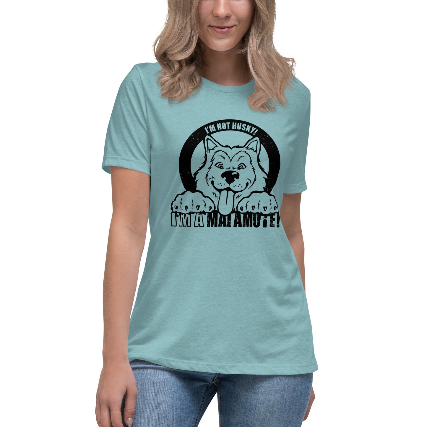 I'm Not Husky, I'm a Malamute - Alaskan Malamute - Ladies T-Shirt