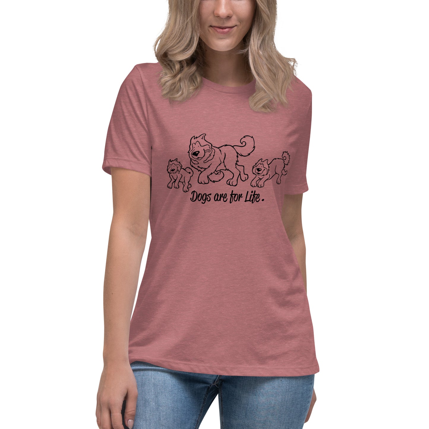 Dogs Are For Life - Alaskan Malamute Ladies T-Shirt