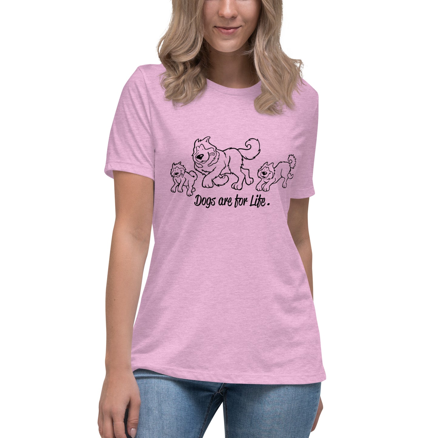 Dogs Are For Life - Alaskan Malamute Ladies T-Shirt